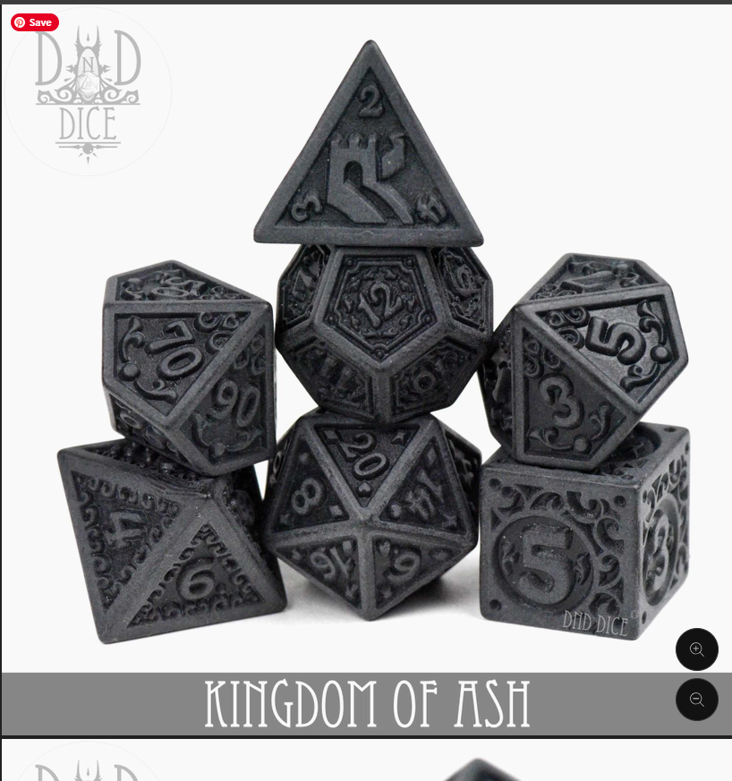 Kingdom of Ash Dice