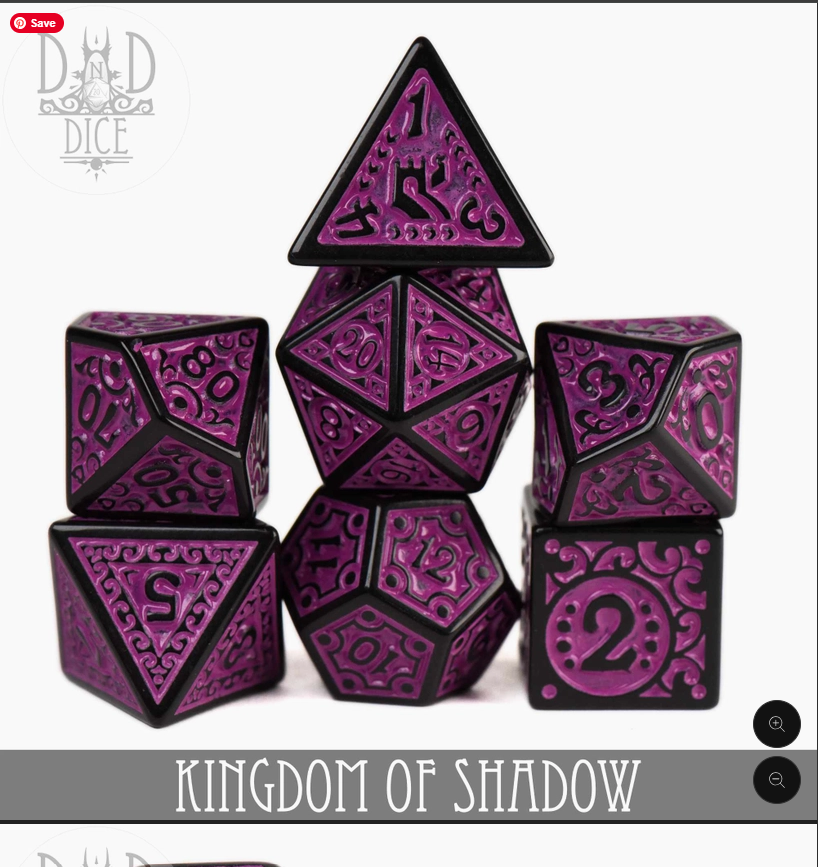 Kingdom of Shadow - 20mm Dice Set